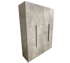 Шкаф 4-х дверный Лидер 1600 бетон-чикаго
